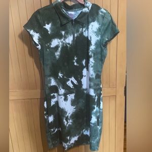 No Boundaries Juniors' Zip Up Polo Dress